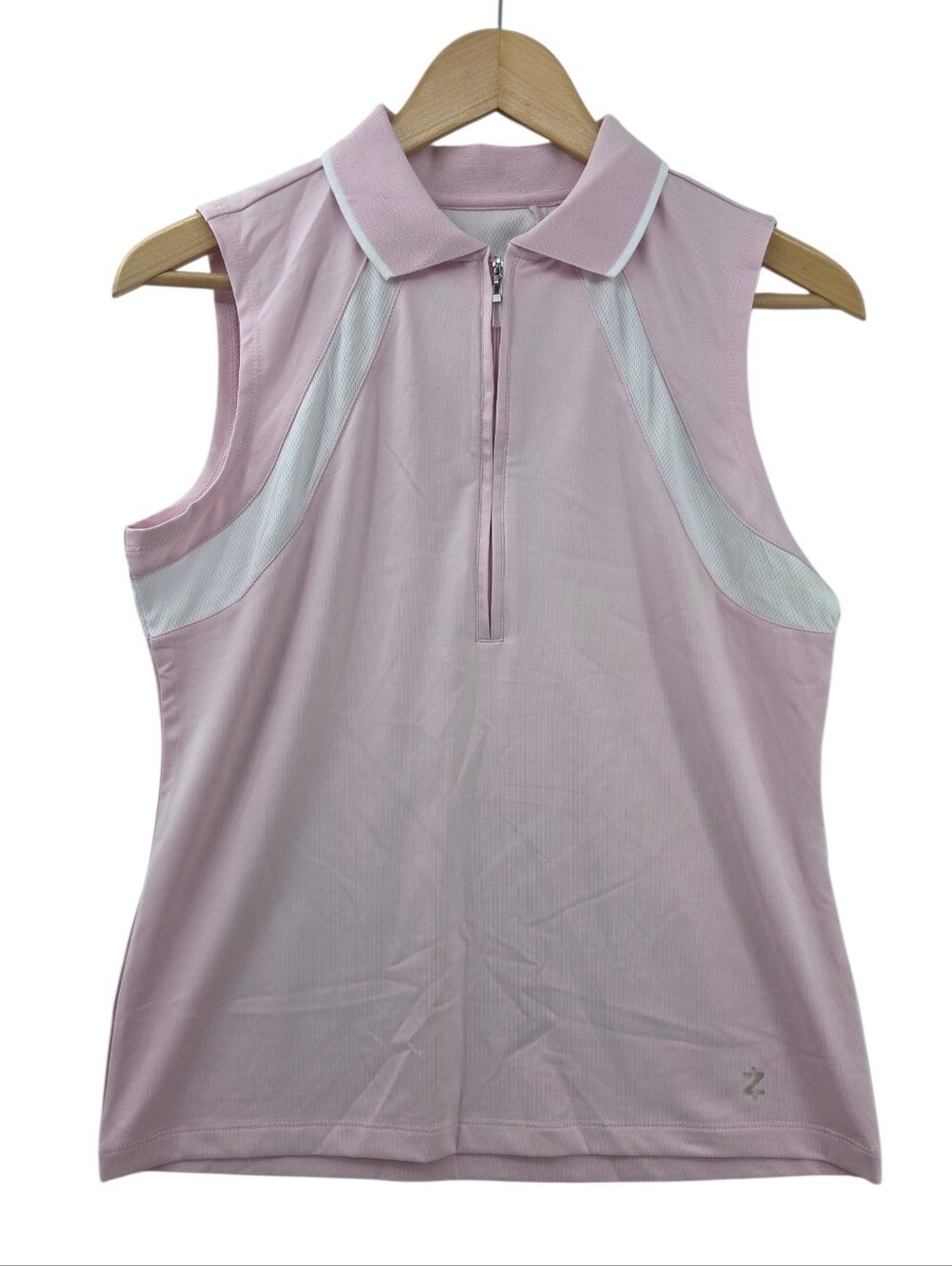 IZOD XFG Half Zip Sleeveless Polo Golf Shirt Women's Size Medium Golf Apparel